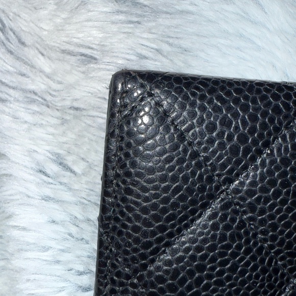 Chanel Black Quilted Caviar Leather Wallet - Picture 8 of 9
